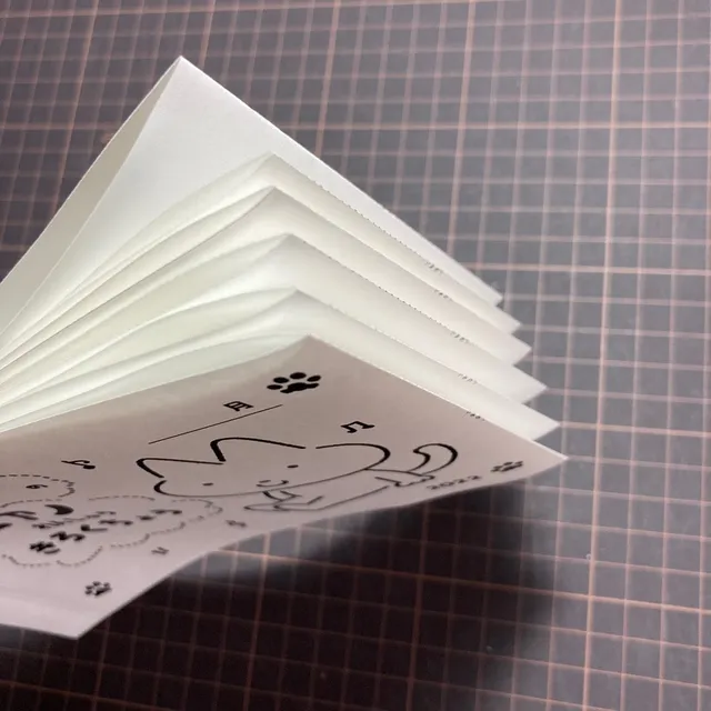 Fold into booklet shape