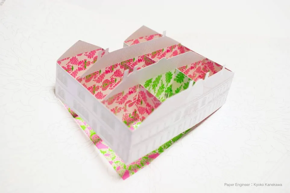 Completed Tokyo Eleven Paradise pop-up book